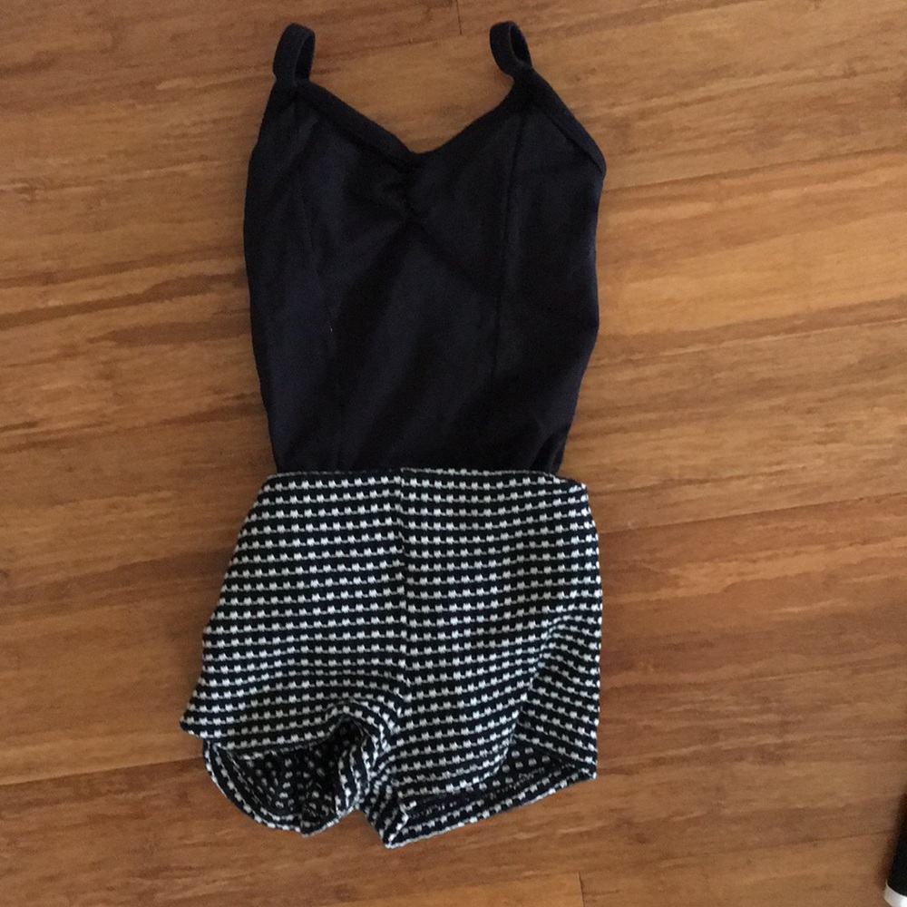 Cute little girl dance wear to dance in.